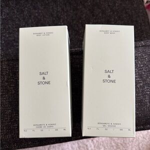 Salt & Stone Body Care Set - Cream